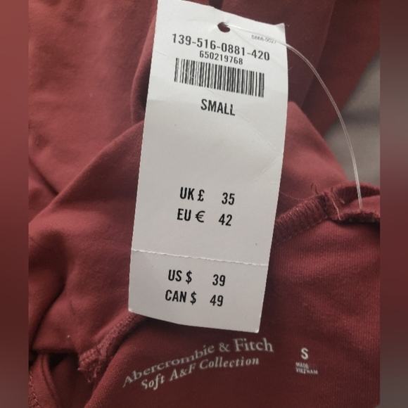 NWT Abercrombie & Fitch Women's Long Sleeve Top - S - Picture 5 of 5